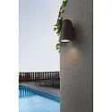 Faro wall luminaire TINIA E27 IP44, dark grey 