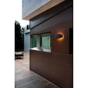 outdoor wall luminaire FUTURE E27 IP44, dark grey 