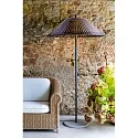 Faro outdoor floor lamp SAIGON E27 IP44, dark grey 