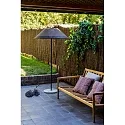 Faro outdoor floor lamp SAIGON E27 IP44, dark grey 