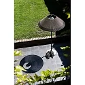 Faro outdoor floor lamp SAIGON E27 IP44, dark grey 