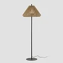 Faro outdoor floor lamp SAIGON OUT E27 IP44, dark grey, ochre yellow 