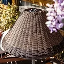 Faro Stehleuchte SAIGON OUT 1200 W70 E27, IP44, grau, braun