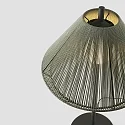 Faro Outdoor Stehleuchte SAIGON OUT ø66,5 cm, E27, IP44, Höhe 120cm, dunkelgrau, olivgrün