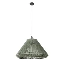 Outdoor Pendelleuchte SAIGON OUT C70 E27, IP44, mit Kegelabdeckung, dunkelgrau, olivgrün