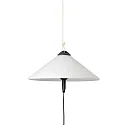 Outdoor Pendelleuchte SAIGON OUT R55, E27, IP44, tragbar, Lochkappenschirm grau, weiß matt