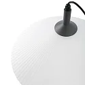Faro Pendelleuchte SAIGON OUT R55, E27, IP44, tragbar, grau, Schirm weiß