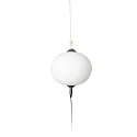 Outdoor Pendelleuchte SAIGON OUT R45, E27, IP44, Lochkappenschirm, tragbar, grau, weiß matt