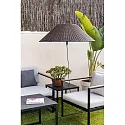 Faro Outdoor Pendelleuchte SAIGON OUT W100, E27, IP44, tragbar, Lochkappenschirm grau, braun