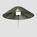 Faro Outdoor Pendelleuchte SAIGON OUT C100 E27, IP44, mit Lochabdeckung, tragbar, dunkelgrau, olivgrün