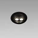 Faro floor recessed luminaire TRAS 4L / 13° / 700MA 4 flames, rigid, without frame IP67, black matt dimmable