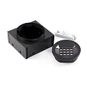 Faro floor recessed luminaire TRAS 25L / 40° / 700MA 12 flames, rigid IP67, black matt dimmable