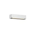 outdoor wall luminaire DORO 220 2 flames LED IP65, white matt 