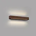 Faro outdoor wall luminaire DORO 500 2 flames LED IP65, rust brown 