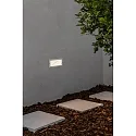 Faro Outdoor LED Wand-Einbauleuchte STRIPE-2, IP54 IK07, mit Diffusor, 100-240V AC, 5W 3000K 89lm, weiß matt
