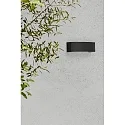 Faro wall luminaire ANCORA E27 IP44, dark grey 