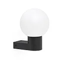 wall luminaire MOON E27 IP44, dark grey 