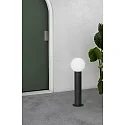 Faro outdoor floor lamp MOON E27 IP44, dark grey 