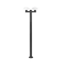 Outdoor Straßenlampe BLUB'S  2xE27, IP44, 214cm, dunkelgrau