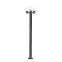 Mastleuchte MISTU 3xE27, IP44, 215cm, dunkelgrau