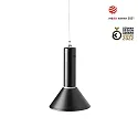 Faro table lamp FUJI LED IP44, satined, black 