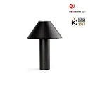 Faro table lamp FUJI LED IP44, satined, black 