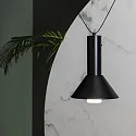 Faro table lamp FUJI LED IP44, satined, black 