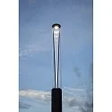 Faro LED Straßenlampe RUSH 3700 360°, 38W, 3000K, IP65, 370cm, dimmbar CASAMBI, dunkelgrau