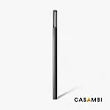 Outdoor LED Stehleuchte SCREEN 180°, 38W, 3000K, IP65, 310cm, dimmbar CASAMBI, dunkelgrau