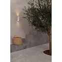 Faro outdoor wall luminaire STEPS 2 flames GU10 IP44, white matt 