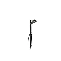 LED Spießleuchte BROT 200 6W, 2700K, IP44, schwarz