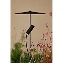 Faro Outdoor LED Stehleuchte CLAP 1266 38°, 2x6W, 3000K, IP65, mit Schirm schwarz