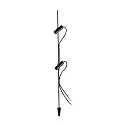 Outdoor LED Spießleuchte CLAP 130 38°, 2×6W, 3000K, IP65, schwarz