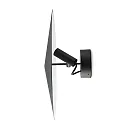 Outdoor LED Wand- und Deckenstrahler CLAP 38°, 6W, 3000K, IP65, mit Schirm schwarz