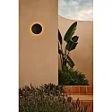 Faro Outdoor LED Wand- und Deckenstrahler CLAP 38°, 6W, 3000K, IP65, mit Schirm schwarz