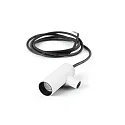 Faro outdoor wall luminaire CLAP 3 flames LED IP65, white 