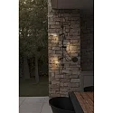 outdoor wall luminaire CLAP 3 flames LED IP65, black 