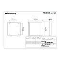 LED Panel, microprismatic, 34W, 4000K, 4400lm, IP44, white