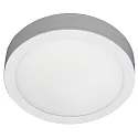 LED Aufbau-Downlight, flach, rund, Ø 30cm, 120°, 20W, 3000/4000/6500K, 2400lm, IP54, IK05, UGR<19, weiß
