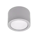 Outdoor LED Aufbau-Downlight, IP65 IK08, rund, Ø 22cm, schaltbar, silber, 15W 4000K 1900lm
