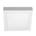 LED Aufbau-Downlight, flach, eckig, 22,5cm, 120°, 15W, 3000/4000/6500K, 1800lm, IP54, IK05, UGR<19, weiß