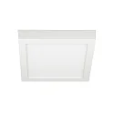 LED Aufbau-Downlight, IP20, quadratisch, opal, DALI dimmbar, weiß, 60x60cm, 48W 3000K 3800lm