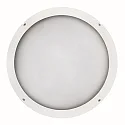 LED Außenwandleuchte Ø39,5cm, IP65, 24W, 4000K, 3000lm, rund, weiß