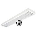 LED Aufbau-Rasterleuchte, 158cm, 87°, 70W, 4000K, 8900lm, CRI 80, ballwurfsicher, IP20, weiß, schaltbar