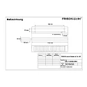 Frisch-Licht LED Aufbau-/Pendel-Rasterleuchte, direkt, IP20, UGR <19, schaltbar, weiß, 45W 4000K 5900lm