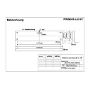 Frisch-Licht LED Aufbau-/Pendel-Rasterleuchte, IP20, UGR <19, DALI dimmbar, weiß, 27W 4000K 4200lm