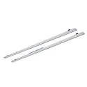 LED-Umrüstungssatz mit Magnetbefestigung T5/T8 auf LED, 113cm, 2-flammig, 11,5W, 4000K, 4450lm, IP20, IK07, Multipower, silber
