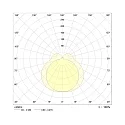 Frisch-Licht LED Damp-proof luminaire, 25W, 3000K, 2800lm, IP50, opal, white