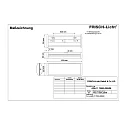 Frisch-Licht LED Damp-proof luminaire, convex, 13/17/20/24W, 4000K, 2800lm, IP40, white