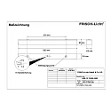 Frisch-Licht LED Wannenleuchte, IP50, kantig, opal, schaltbar, weiß, 126cm, 35W 3000K 4500lm